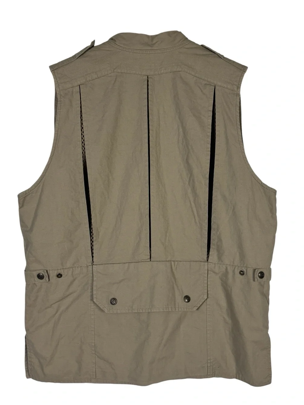 VTG Banana Republic Safari Vest Men's Small Fishing Travel Photography Hunting